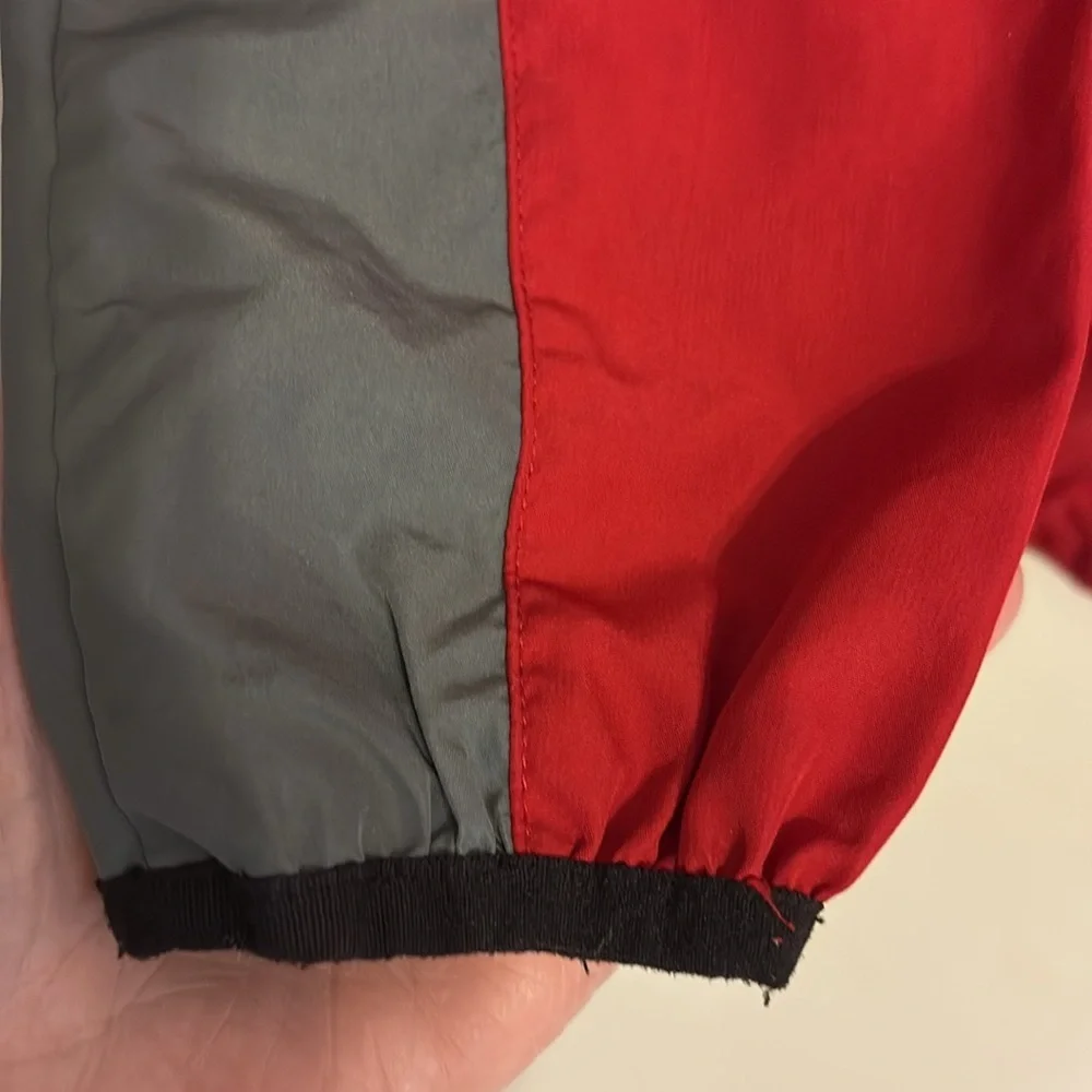 Craft Women’s Red and Gray Performance Windbreaker Jacket. Size M